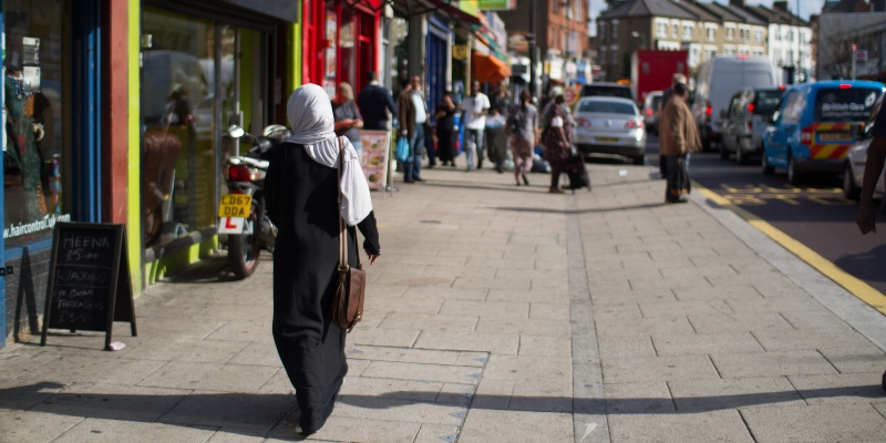 A Muslim woman in North London