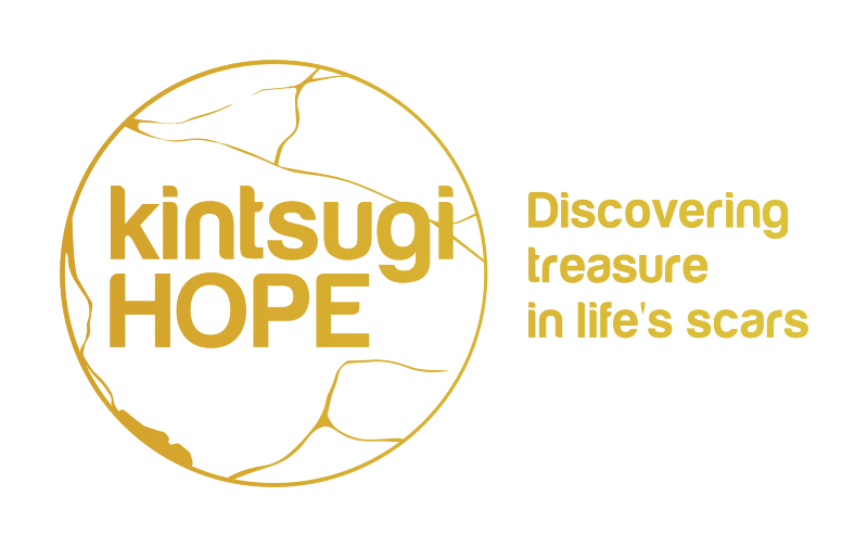 Kintsugi Hope logo gold