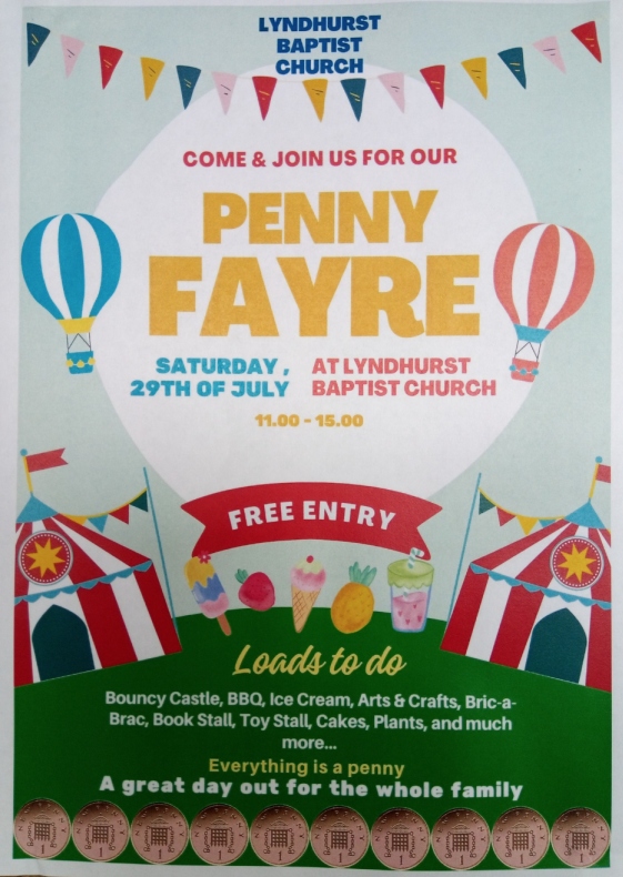 Penny Fayre Lyndhurst Baptist 