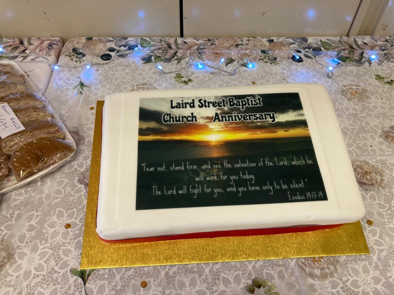 Laird St anniversary cake