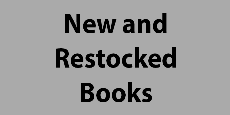 new and restocked books