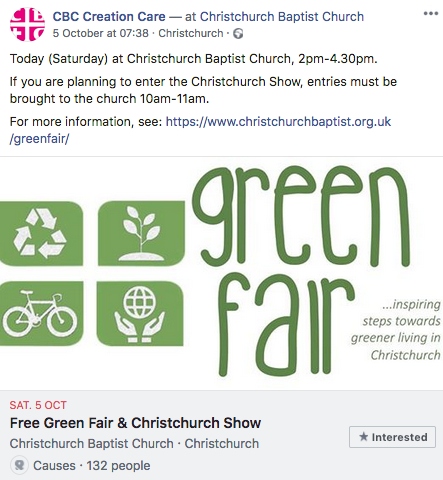 Christchurch Green fair