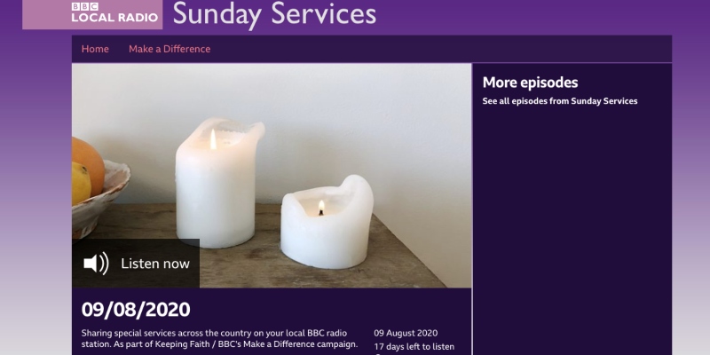 National broadcast of a ‘Baptist service’ from a Manchester minister’s study 